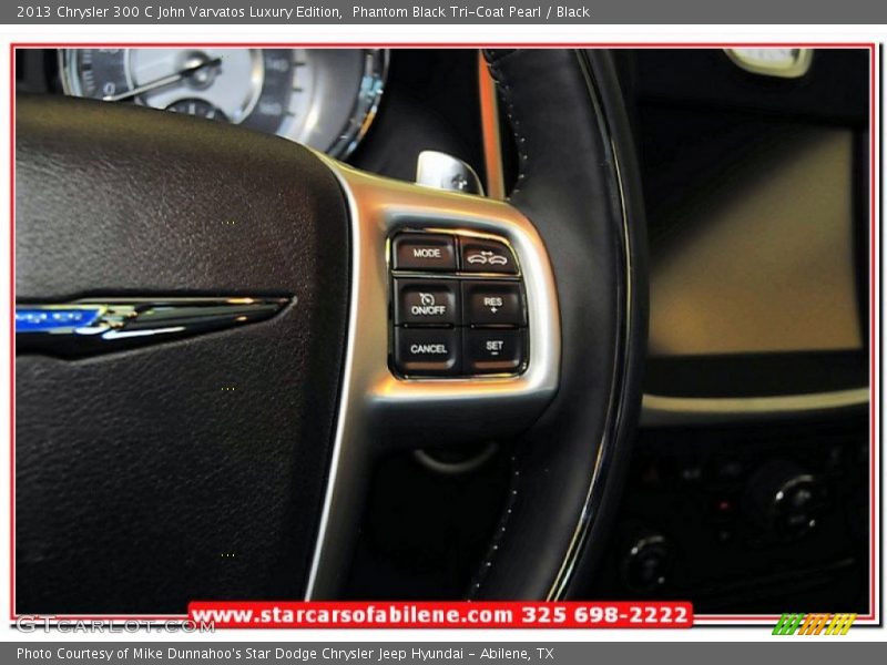 Phantom Black Tri-Coat Pearl / Black 2013 Chrysler 300 C John Varvatos Luxury Edition