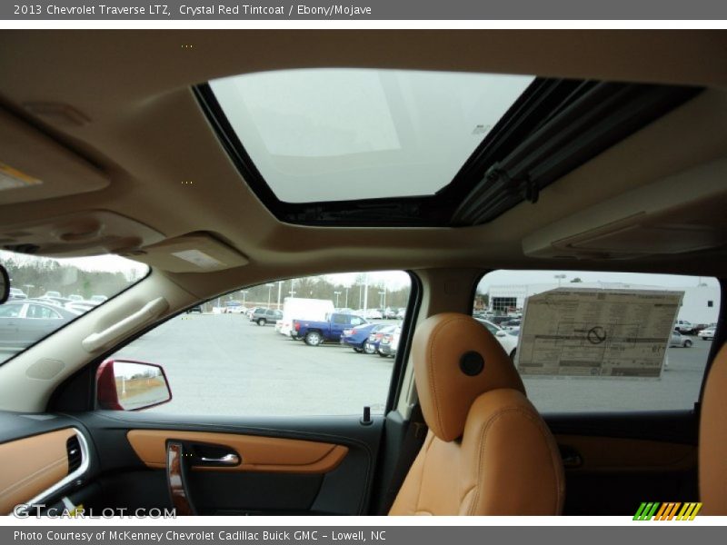Crystal Red Tintcoat / Ebony/Mojave 2013 Chevrolet Traverse LTZ