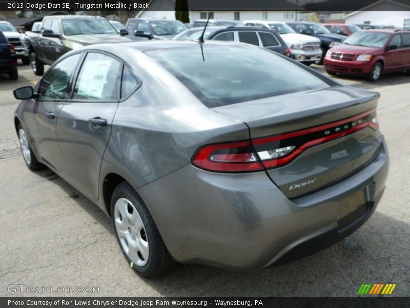 Tungsten Metallic / Black 2013 Dodge Dart SE