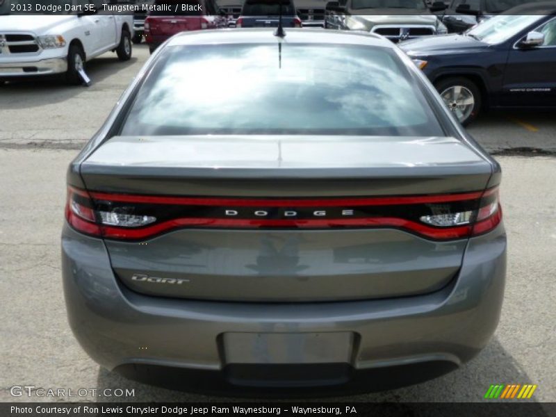 Tungsten Metallic / Black 2013 Dodge Dart SE