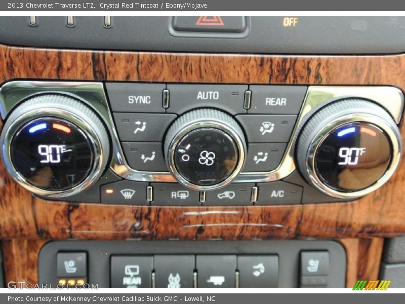 Controls of 2013 Traverse LTZ