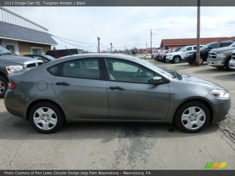Tungsten Metallic / Black 2013 Dodge Dart SE