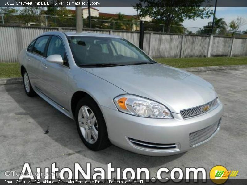 Silver Ice Metallic / Ebony 2012 Chevrolet Impala LT