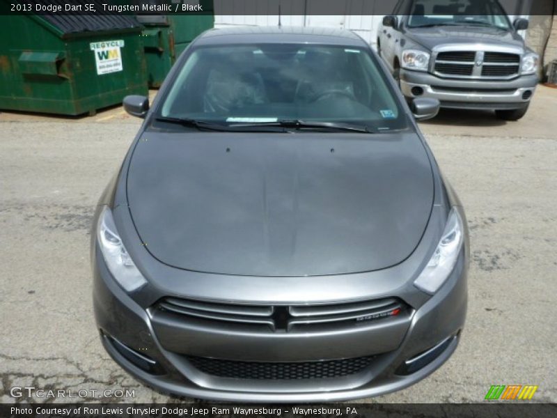 Tungsten Metallic / Black 2013 Dodge Dart SE