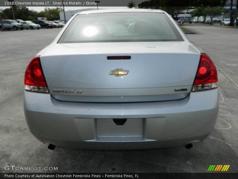 Silver Ice Metallic / Ebony 2012 Chevrolet Impala LT