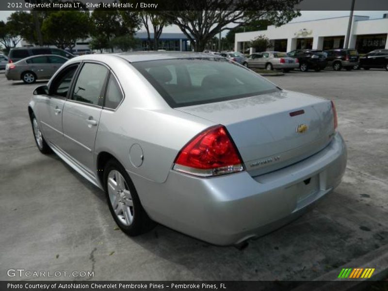 Silver Ice Metallic / Ebony 2012 Chevrolet Impala LT