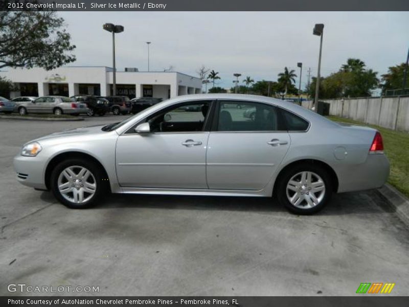 Silver Ice Metallic / Ebony 2012 Chevrolet Impala LT