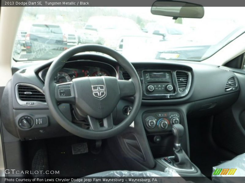 Tungsten Metallic / Black 2013 Dodge Dart SE