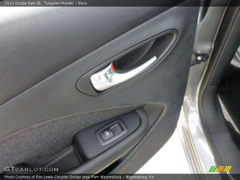 Tungsten Metallic / Black 2013 Dodge Dart SE
