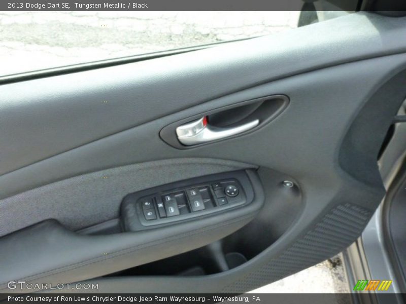 Tungsten Metallic / Black 2013 Dodge Dart SE
