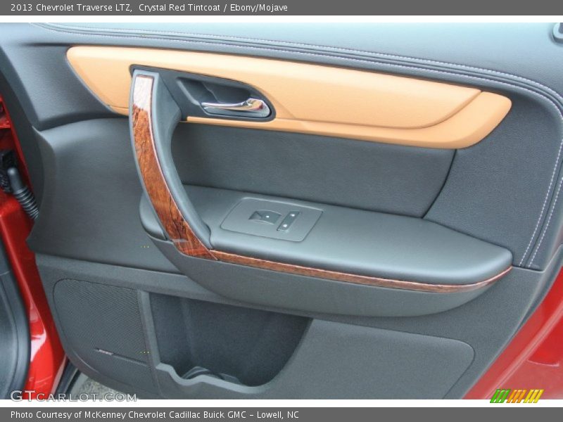 Crystal Red Tintcoat / Ebony/Mojave 2013 Chevrolet Traverse LTZ