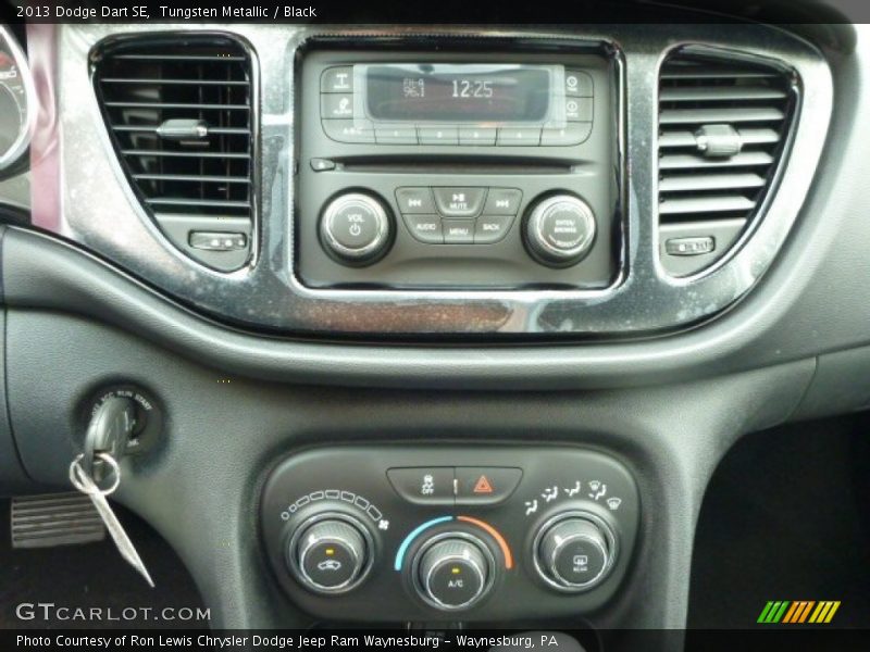 Tungsten Metallic / Black 2013 Dodge Dart SE