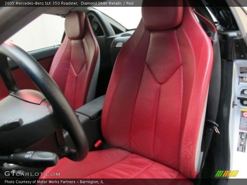 Front Seat of 2005 SLK 350 Roadster