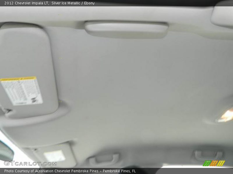 Silver Ice Metallic / Ebony 2012 Chevrolet Impala LT