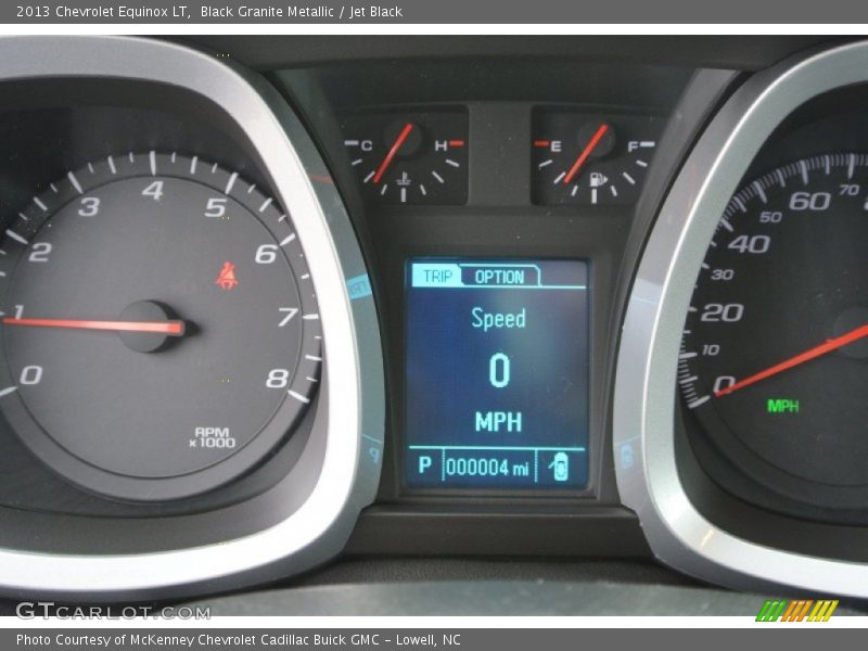 Black Granite Metallic / Jet Black 2013 Chevrolet Equinox LT