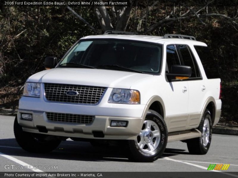 Oxford White / Medium Parchment 2006 Ford Expedition Eddie Bauer