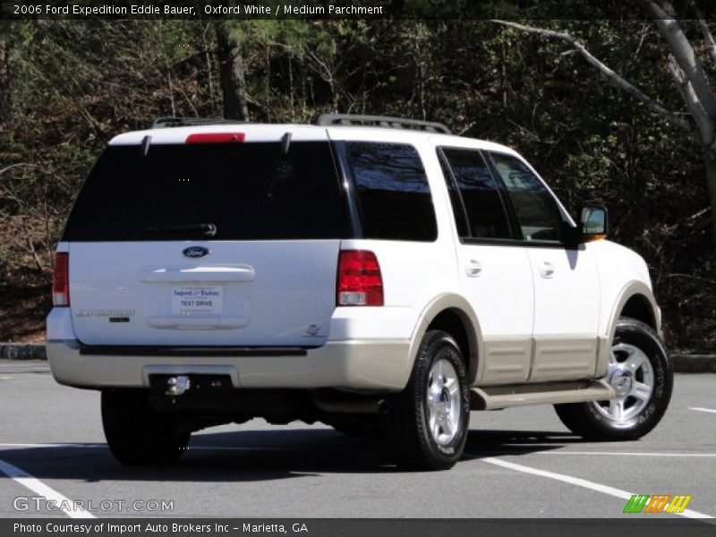 Oxford White / Medium Parchment 2006 Ford Expedition Eddie Bauer