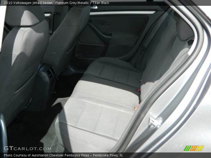 Platinum Grey Metallic / Titan Black 2010 Volkswagen Jetta S Sedan