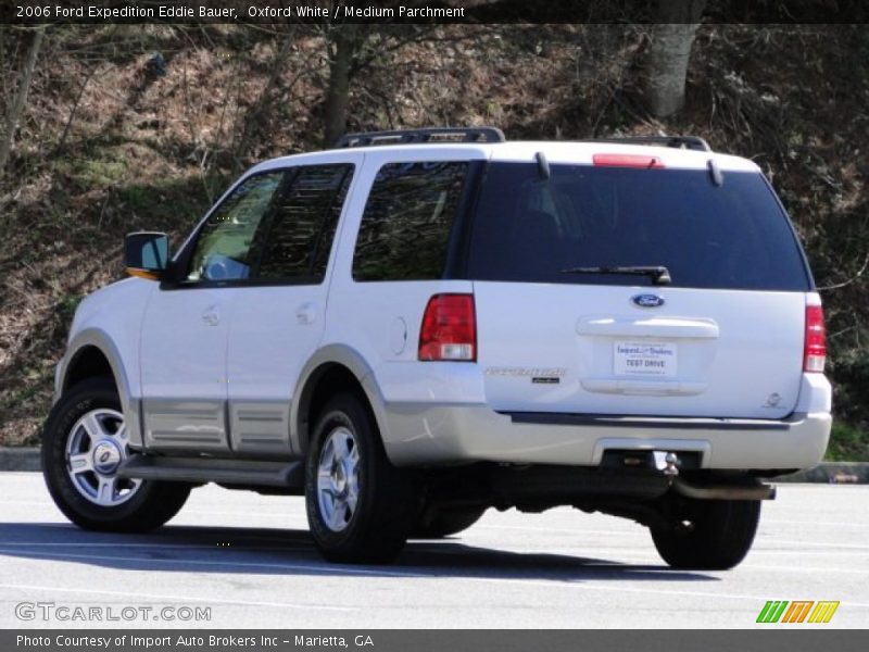 Oxford White / Medium Parchment 2006 Ford Expedition Eddie Bauer
