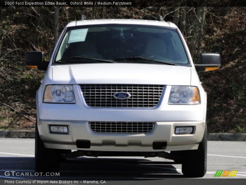 Oxford White / Medium Parchment 2006 Ford Expedition Eddie Bauer