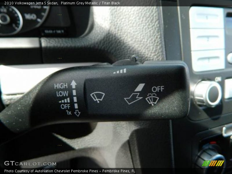 Platinum Grey Metallic / Titan Black 2010 Volkswagen Jetta S Sedan