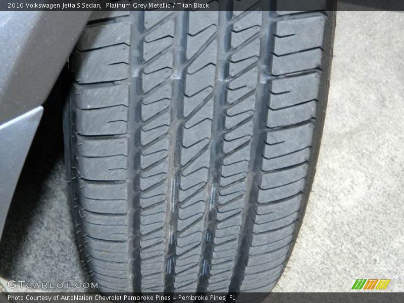 Platinum Grey Metallic / Titan Black 2010 Volkswagen Jetta S Sedan