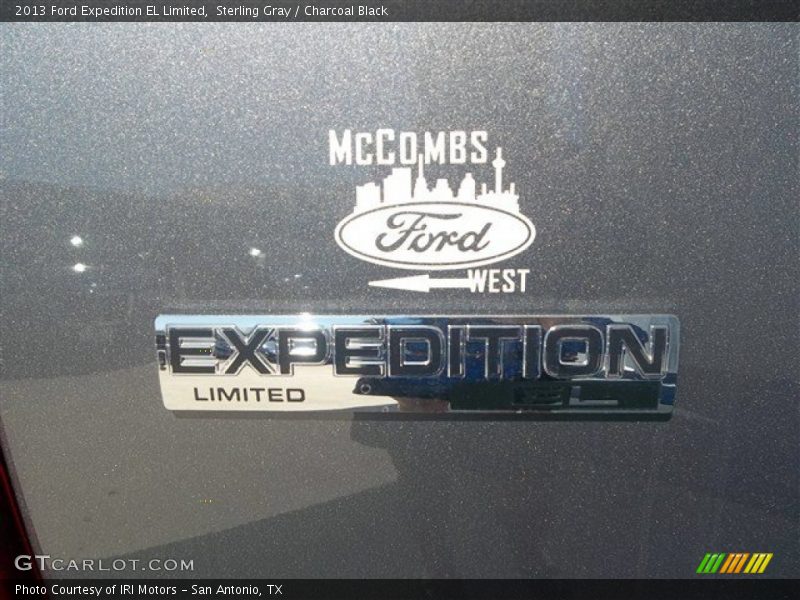 Sterling Gray / Charcoal Black 2013 Ford Expedition EL Limited