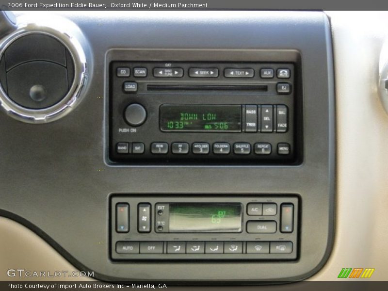 Controls of 2006 Expedition Eddie Bauer