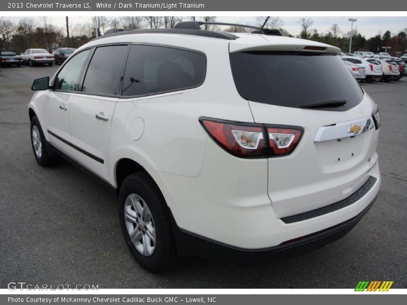  2013 Traverse LS White