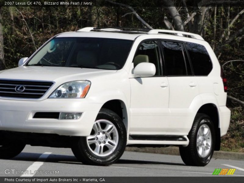 Blizzard White Pearl / Ivory 2007 Lexus GX 470