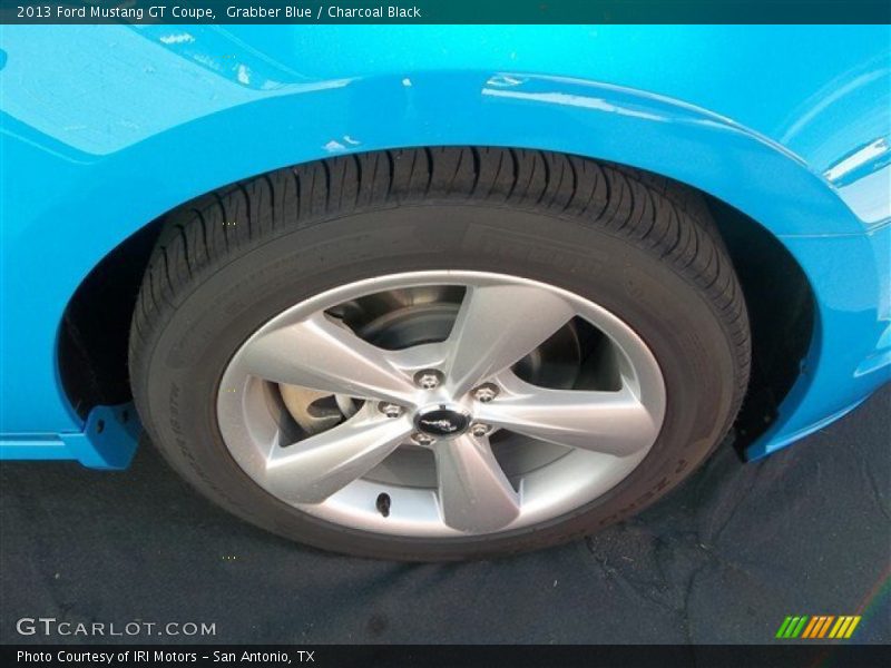 Grabber Blue / Charcoal Black 2013 Ford Mustang GT Coupe