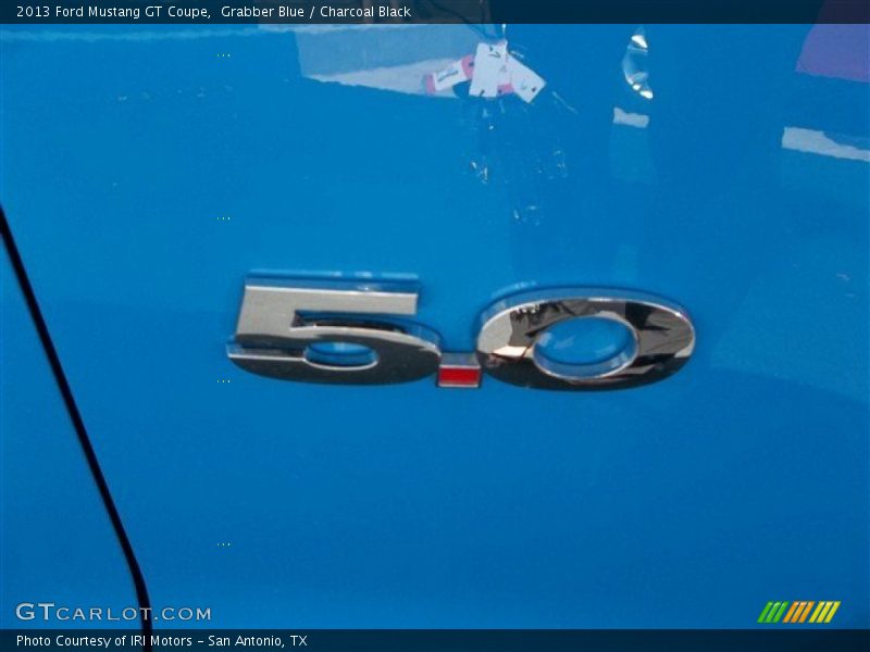 Grabber Blue / Charcoal Black 2013 Ford Mustang GT Coupe