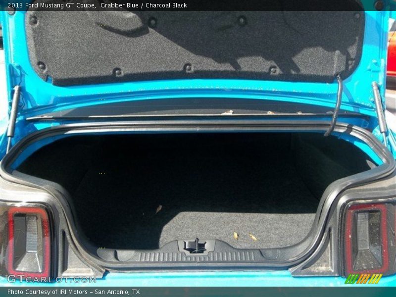 Grabber Blue / Charcoal Black 2013 Ford Mustang GT Coupe