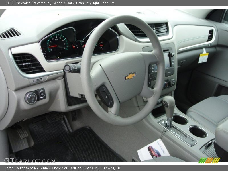 Dark Titanium/Light Titanium Interior - 2013 Traverse LS 