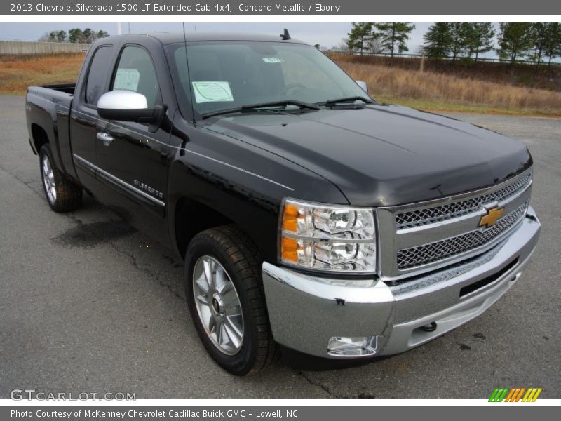 Concord Metallic / Ebony 2013 Chevrolet Silverado 1500 LT Extended Cab 4x4