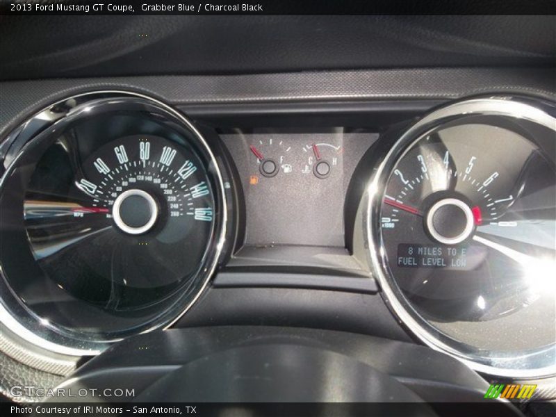 Grabber Blue / Charcoal Black 2013 Ford Mustang GT Coupe