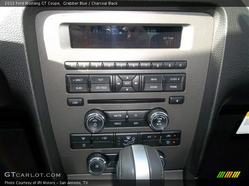 Grabber Blue / Charcoal Black 2013 Ford Mustang GT Coupe