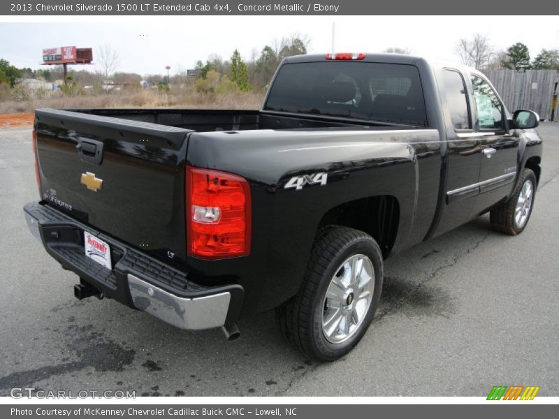 Concord Metallic / Ebony 2013 Chevrolet Silverado 1500 LT Extended Cab 4x4