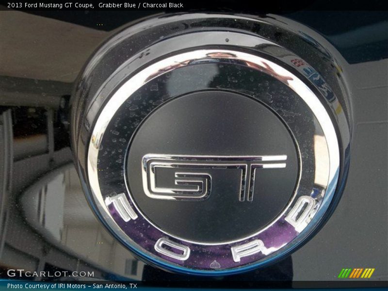 Grabber Blue / Charcoal Black 2013 Ford Mustang GT Coupe