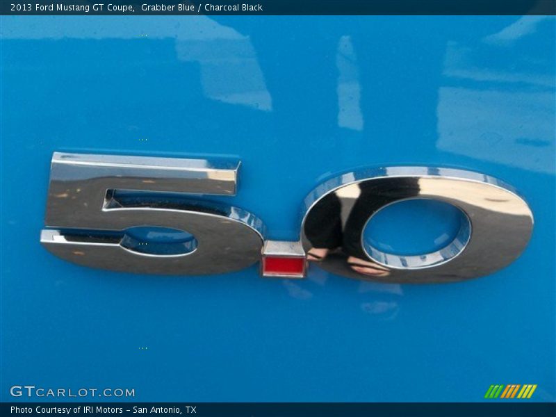 Grabber Blue / Charcoal Black 2013 Ford Mustang GT Coupe