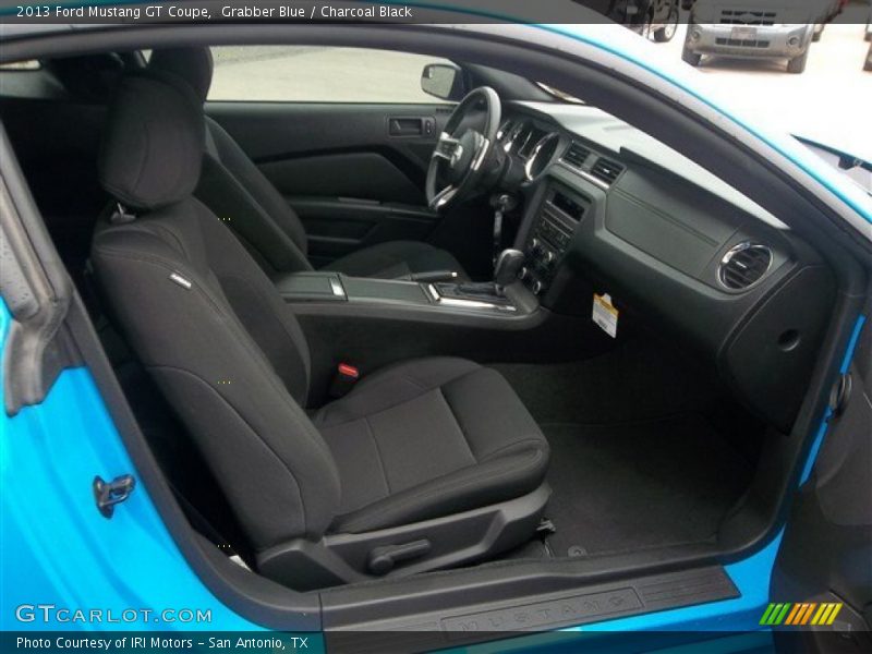Grabber Blue / Charcoal Black 2013 Ford Mustang GT Coupe