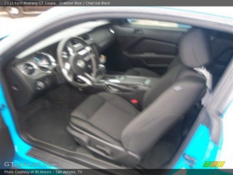 Grabber Blue / Charcoal Black 2013 Ford Mustang GT Coupe