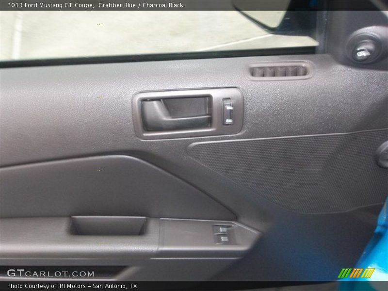 Grabber Blue / Charcoal Black 2013 Ford Mustang GT Coupe