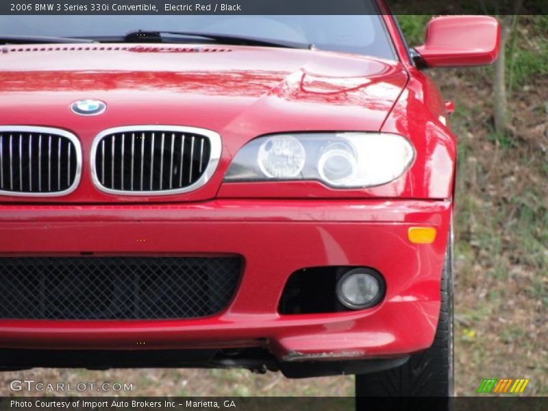 Electric Red / Black 2006 BMW 3 Series 330i Convertible