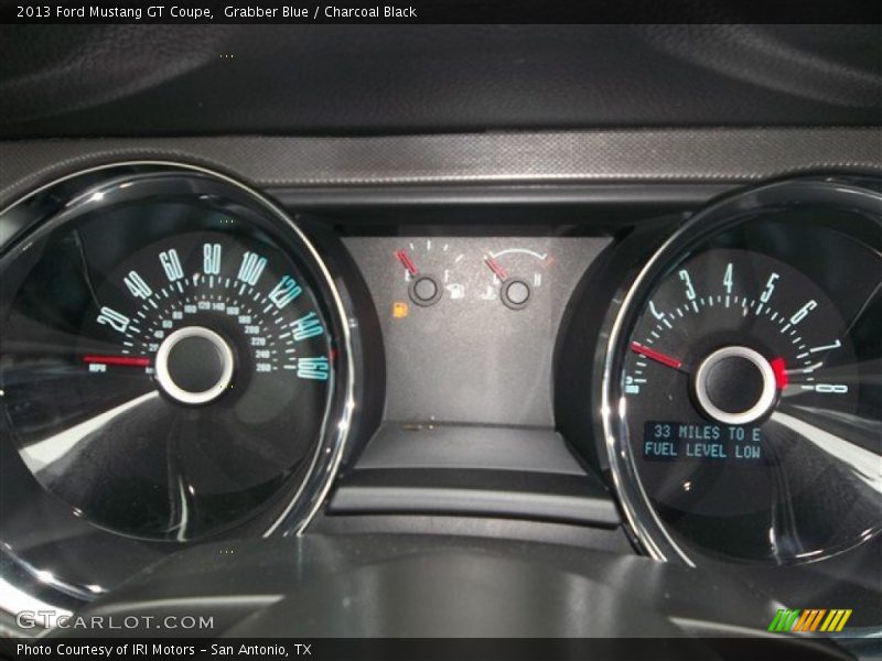 Grabber Blue / Charcoal Black 2013 Ford Mustang GT Coupe