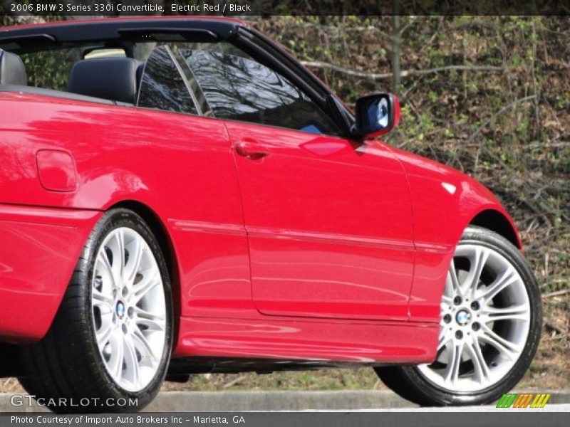Electric Red / Black 2006 BMW 3 Series 330i Convertible