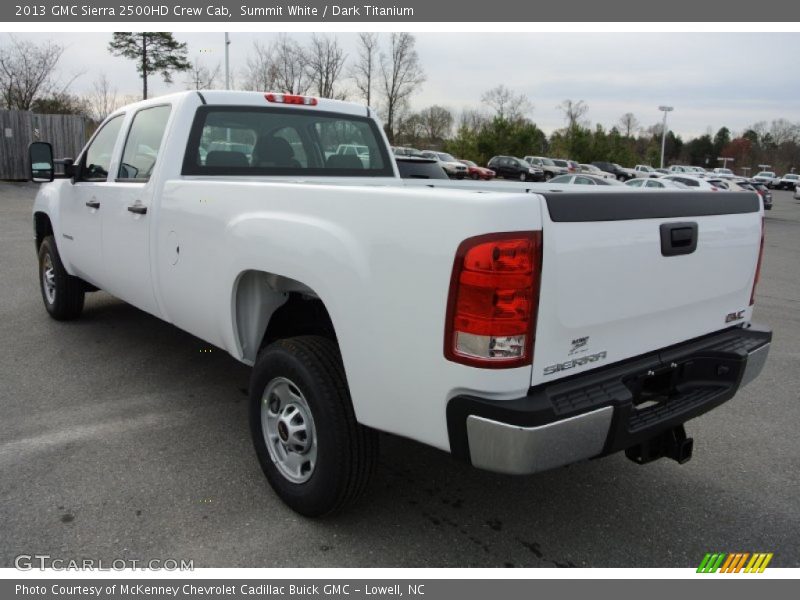 Summit White / Dark Titanium 2013 GMC Sierra 2500HD Crew Cab