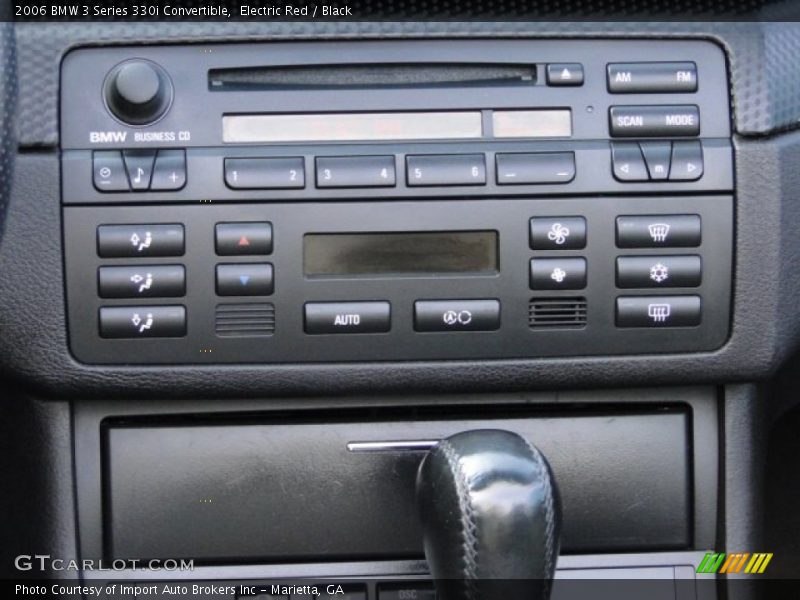 Controls of 2006 3 Series 330i Convertible