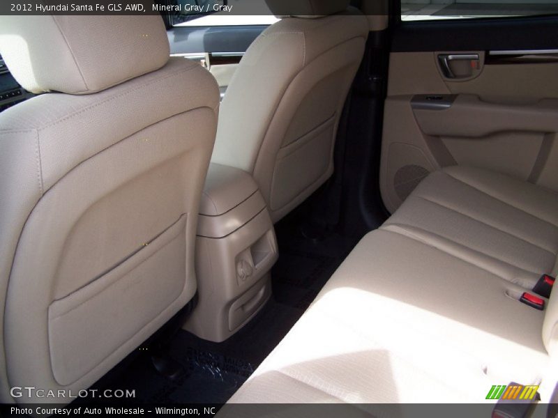 Mineral Gray / Gray 2012 Hyundai Santa Fe GLS AWD