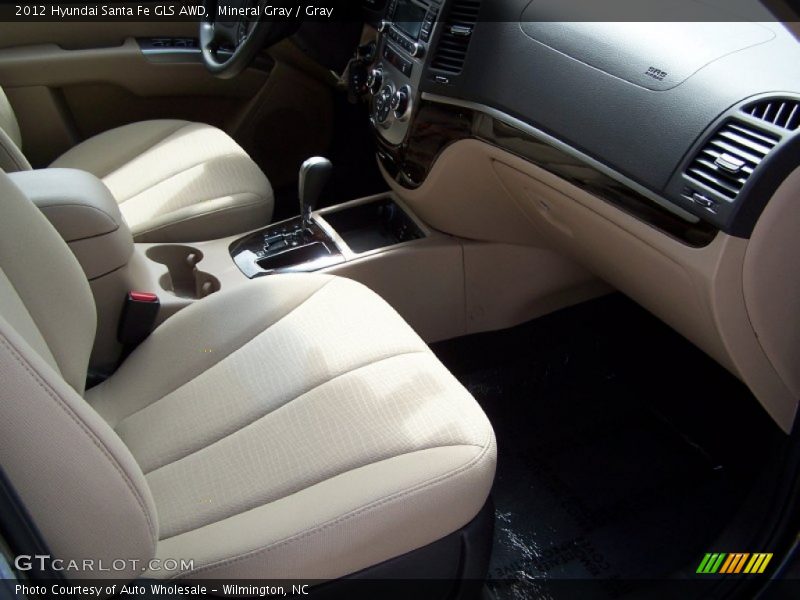 Mineral Gray / Gray 2012 Hyundai Santa Fe GLS AWD